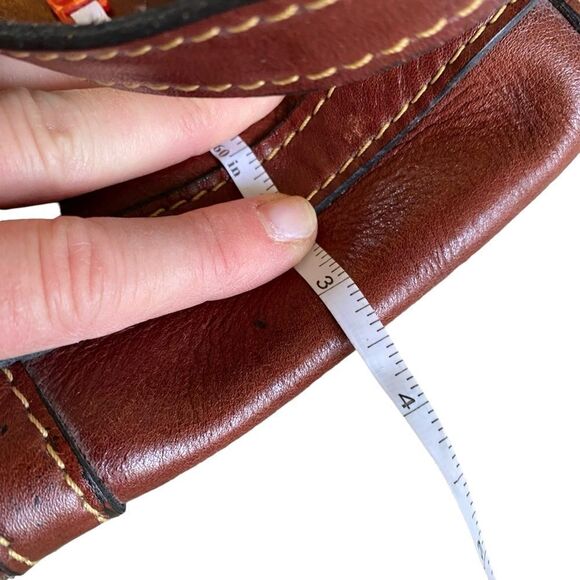 Handmade Mexican Brown Leather Satchel Bag - Picture 9 of 15
